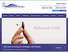 Tablet Screenshot of centerforbetterhearing.com